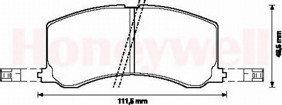 BENDIX 572399 B - Brake Pad Set, disc brake autospares.lv