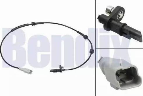 BENDIX 058483B - Sensor, wheel speed autospares.lv