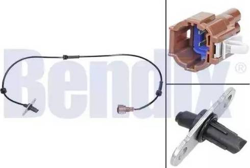 BENDIX 058398B - Sensor, wheel speed autospares.lv