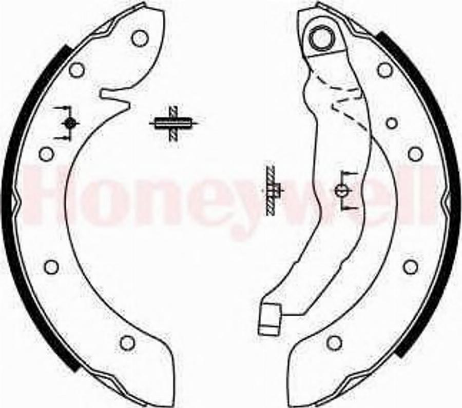 BENDIX 362368 B - Brake Shoe Set autospares.lv