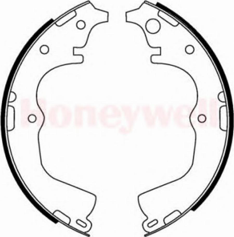 BENDIX 362339B - Brake Shoe Set autospares.lv