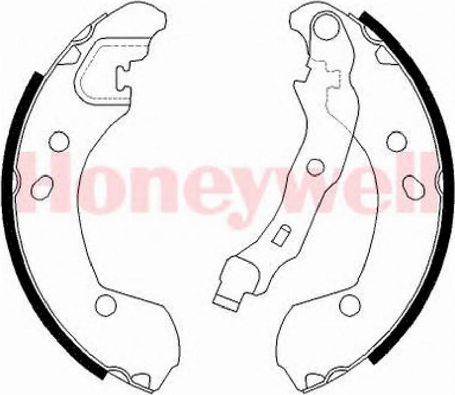 BENDIX 381490B - Brake Shoe Set autospares.lv