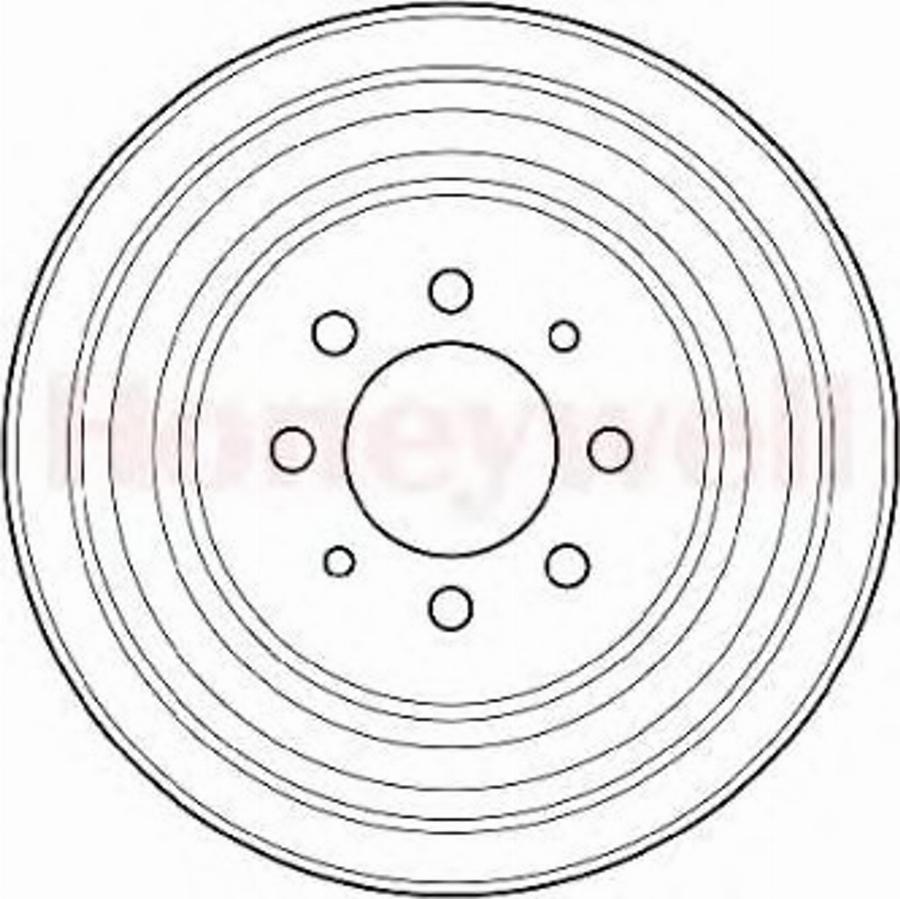 BENDIX 329108 B - Brake Drum autospares.lv