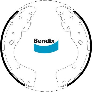 Bendix-AU BS5021 - Brake Shoe Set autospares.lv