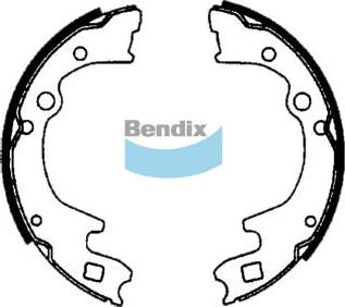 Bendix-AU BS1588 - Brake Shoe Set autospares.lv