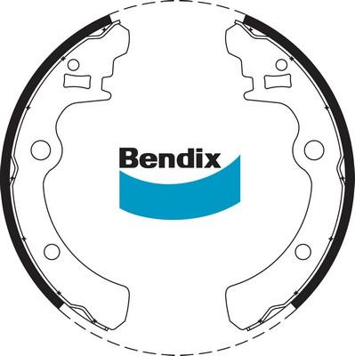 Bendix-AU BS1649 - Brake Shoe Set autospares.lv