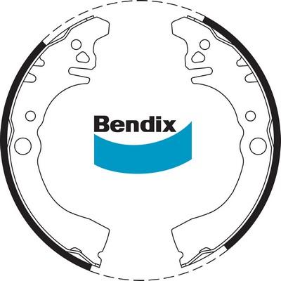 Bendix-AU BS1658 - Brake Shoe Set autospares.lv