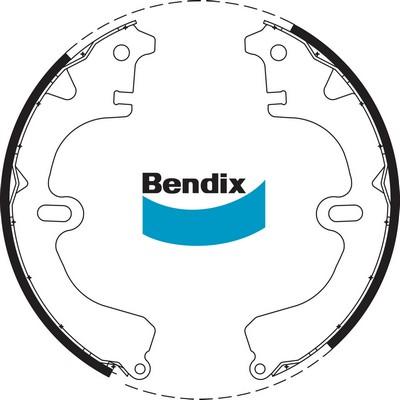 Bendix-AU BS1602 - Brake Shoe Set autospares.lv
