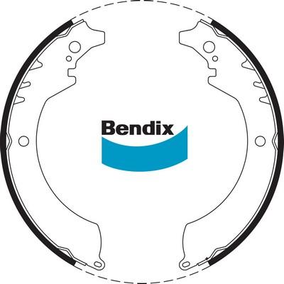 Bendix-AU BS1607 - Brake Shoe Set autospares.lv