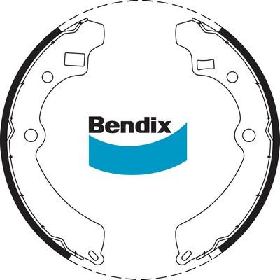 Bendix-AU BS1617 - Brake Shoe Set autospares.lv