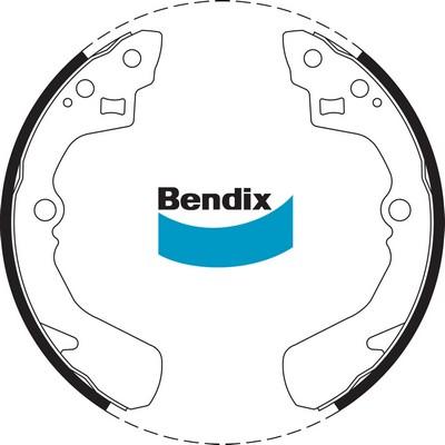 Bendix-AU BS1682 - Brake Shoe Set autospares.lv