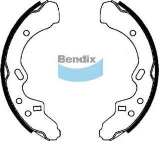 Bendix-AU BS1637 - Brake Shoe Set autospares.lv