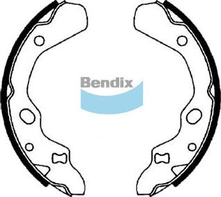 Bendix-AU BS1671 - Brake Shoe Set autospares.lv