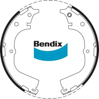 Bendix-AU BS1678 - Brake Shoe Set autospares.lv