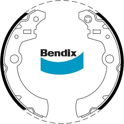 Bendix-AU BS1820 - Brake Shoe Set autospares.lv