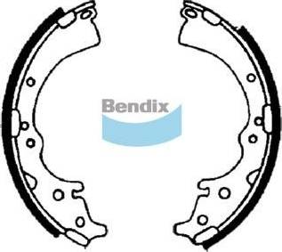 Bendix-AU BS1396 - Brake Shoe Set autospares.lv