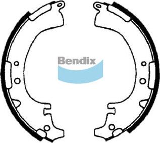 Bendix-AU BS1356 - Brake Shoe Set autospares.lv