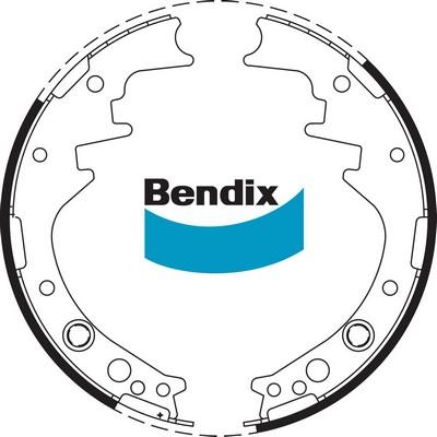 Bendix-AU BS1371 - Brake Shoe Set autospares.lv