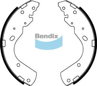 Bendix-AU BS1769 ULT4WD - Brake Shoe Set autospares.lv