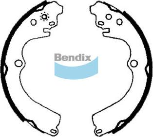 Bendix-AU BS1730 - Brake Shoe Set autospares.lv