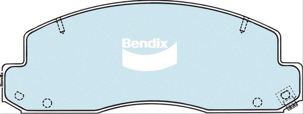 Bendix-AU CVP1293 PTHD - Brake Pad Set, disc brake autospares.lv