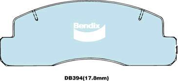 Bendix-AU CVP394 PTHD - Brake Pad Set, disc brake autospares.lv