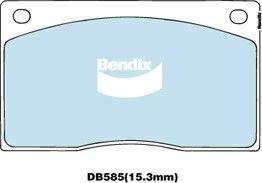 Bendix-AU DB585 ULT - Brake Pad Set, disc brake autospares.lv