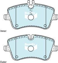 Bendix-AU DB1921 EURO+ - Brake Pad Set, disc brake autospares.lv