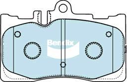 Bendix-AU DB1496 GCT - Brake Pad Set, disc brake autospares.lv