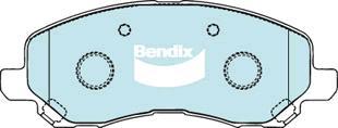 Bendix-AU DB1441 -4WD - Brake Pad Set, disc brake autospares.lv