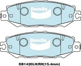 Bendix-AU DB1420 GCT - Brake Pad Set, disc brake autospares.lv