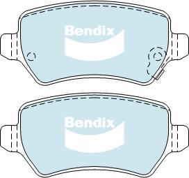 Bendix-AU DB1511 EURO+ - Brake Pad Set, disc brake autospares.lv