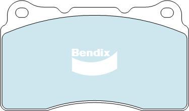 Bendix-AU DB1695 EURO+ - Brake Pad Set, disc brake autospares.lv