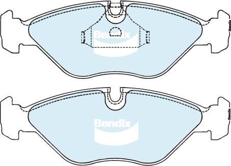 Bendix-AU DB1156 GCT - Brake Pad Set, disc brake autospares.lv