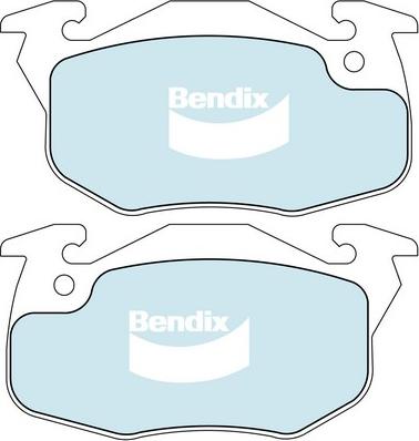 Bendix-AU DB1182 GCT - Brake Pad Set, disc brake autospares.lv