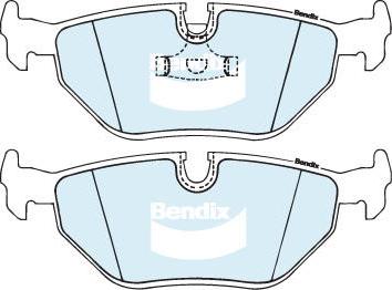 Bendix-AU DB1132 EURO+ - Brake Pad Set, disc brake autospares.lv