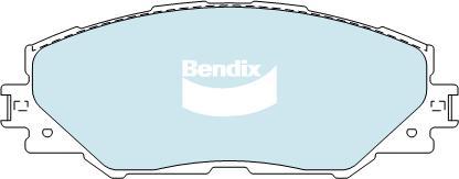 Bendix-AU DB1801 -4WD - Brake Pad Set, disc brake autospares.lv