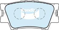 Bendix-AU DB1832 GCT - Brake Pad Set, disc brake autospares.lv