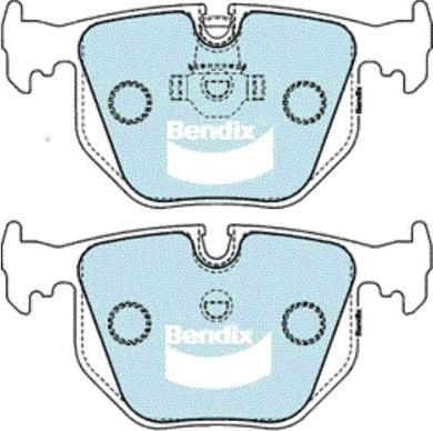 Bendix-AU DB1397 EURO+ - Brake Pad Set, disc brake autospares.lv