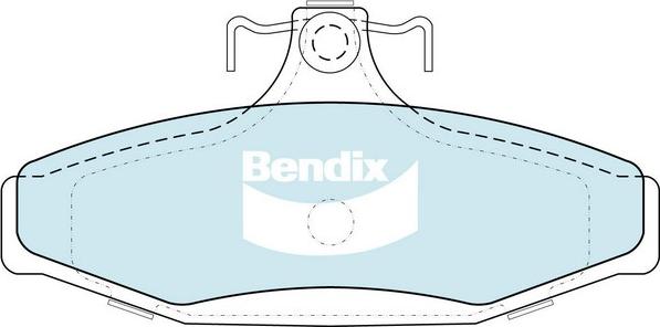 Bendix-AU DB1354 ULT - Brake Pad Set, disc brake autospares.lv