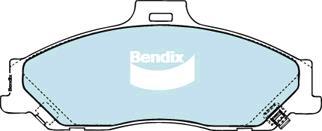 Bendix-AU DB1366 -4WD - Brake Pad Set, disc brake autospares.lv