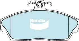 Bendix-AU DB1360 -4WD - Brake Pad Set, disc brake autospares.lv