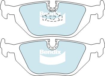 Bendix-AU DB1245 EURO+ - Brake Pad Set, disc brake autospares.lv