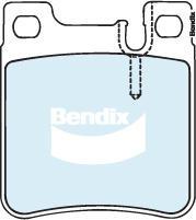 Bendix-AU DB1241 EURO+ - Brake Pad Set, disc brake autospares.lv