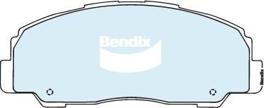 Bendix-AU DB1212 -4WD - Brake Pad Set, disc brake autospares.lv