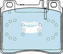 Bendix-AU DB1284 GCT - Brake Pad Set, disc brake autospares.lv