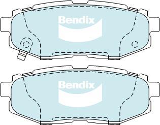 Bendix-AU DB1789 GCT - Brake Pad Set, disc brake autospares.lv