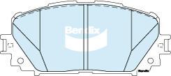 Bendix-AU DB1785 GCT - Brake Pad Set, disc brake autospares.lv