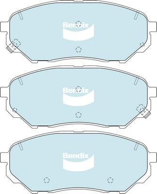 Bendix-AU DB2446 -4WD - Brake Pad Set, disc brake autospares.lv