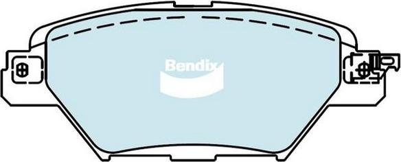 Bendix-AU DB2485 4WD - Brake Pad Set, disc brake autospares.lv